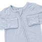 Angel Dear Solid Blue Fog - 2 Way Zipper Footie