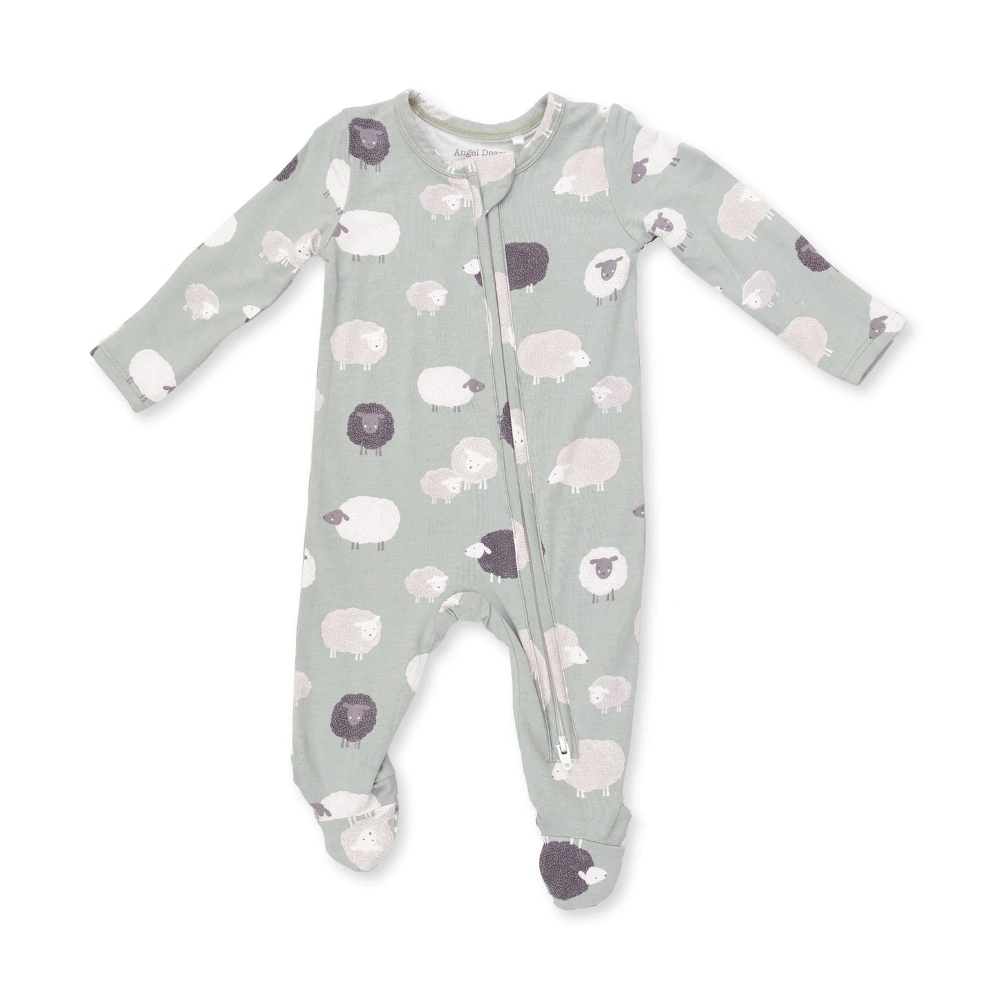 Angel Dear Black Sheep -2 Way Zipper Footie