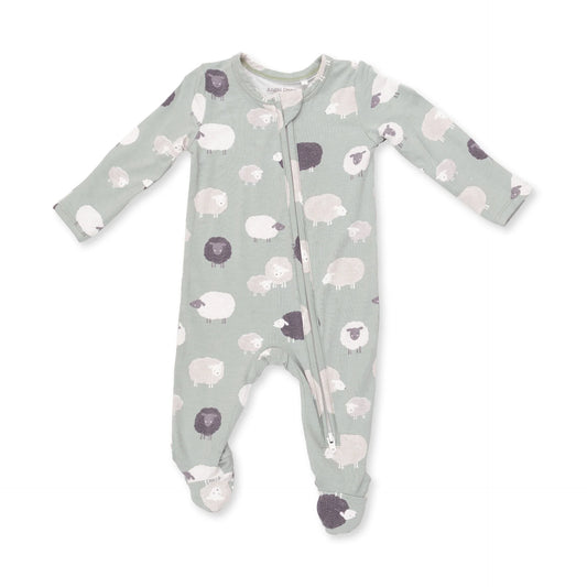 Angel Dear Black Sheep -2 Way Zipper Footie