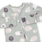 Angel Dear Black Sheep -2 Way Zipper Footie