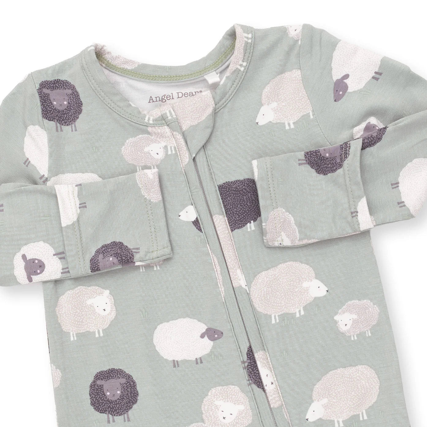Angel Dear Black Sheep -2 Way Zipper Footie