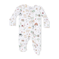 Angel Dear Bamboo 2 Way Zipper Footie - Cute Farm Animals Uni