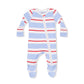 Angel Dear Bamboo 2 Way Zipper Footie - Preppy Rugby