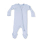 Angel Dear Bamboo 2 Way Zipper Footie - Solid Niagara Mist Rib