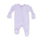 Angel Dear Bamboo 2 Way Zipper Footie - Solid Orchid Petal
