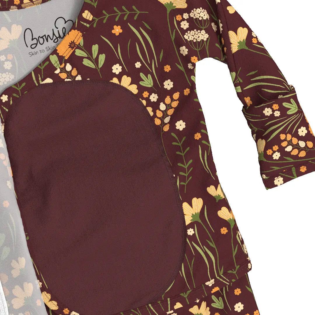 Bonsie Skin to Skin Babywear Footie - Autumn Meadow
