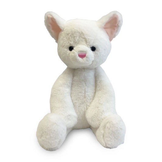 Beverly Hills Teddy Bear Company World's Softest Lushee 16 Inch - Karing Kitty White Plush Toy