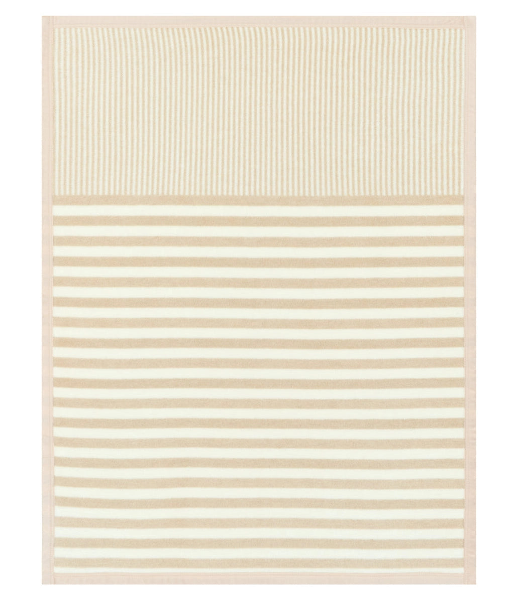 ChappyWrap Sweet Pea Stripe Oak Mini Blanket