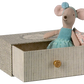 Maileg Maileg Little Sister Dance Mouse in Daybed