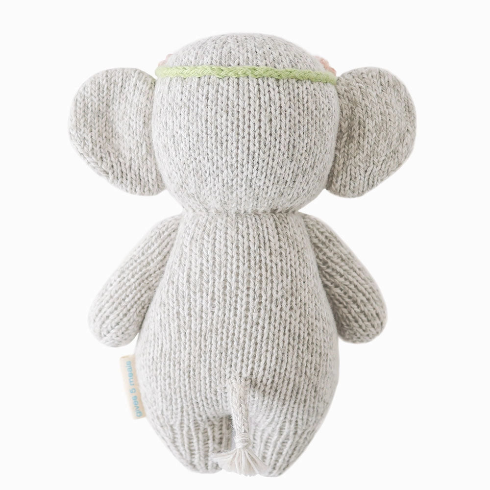 Cuddle and Kind Blush Floral Baby Elephant