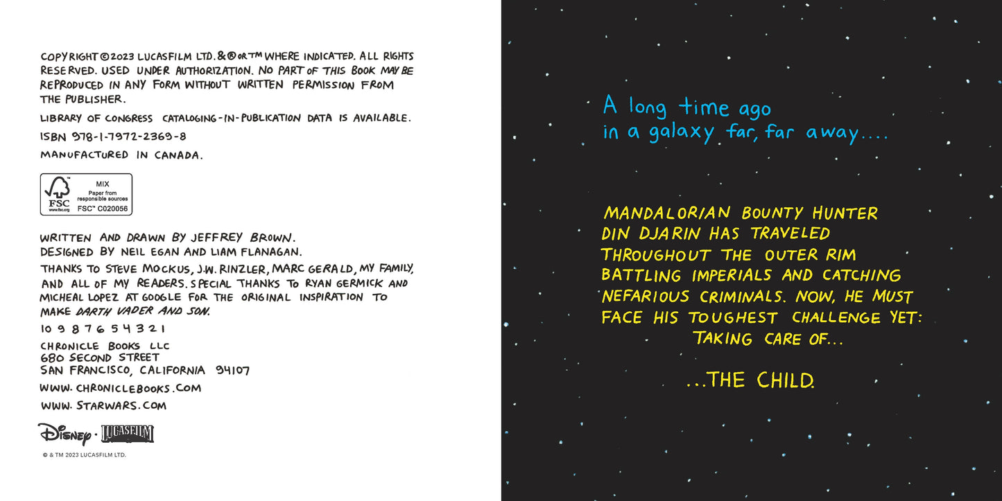 Chronicle Books Star Wars the Mandalorian and Child
