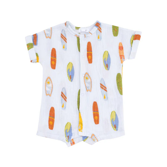 Angel Dear Muslin Dolman Henley Shortall - Vintage Surfboards