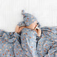 Lou Lou and Company Regular Luxe Swaddle Blanket - Scarlet
