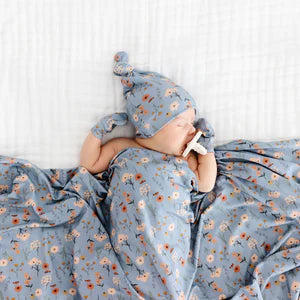 Lou Lou and Company Regular Luxe Swaddle Blanket - Scarlet