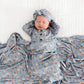 Lou Lou and Company Regular Luxe Swaddle Blanket - Scarlet