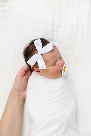 Lou Lou and Company Bow 3 Pack: White Headbands