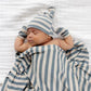 Lou Lou and Company Ribbed Swaddle Blanket - Lincoln