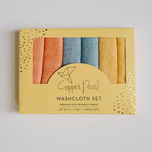 Copper Pearl 6-Pack Washcloth Set - Piper