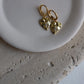 Katie Waltman Jewelry Gold Starburst Heart Huggies