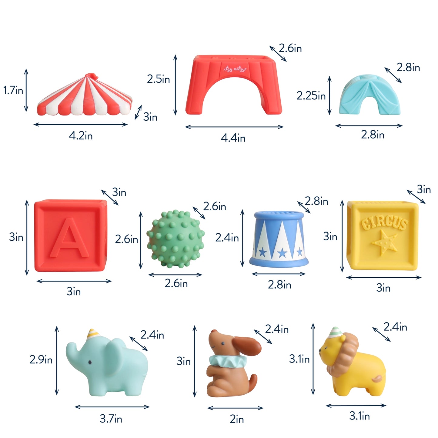 Itzy Ritzy Itzy Blocks - Circus