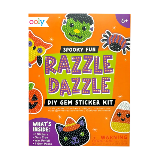OOLY Mini Razzle Dazzle Diy Gem Sticker Kit - Spooky Fun