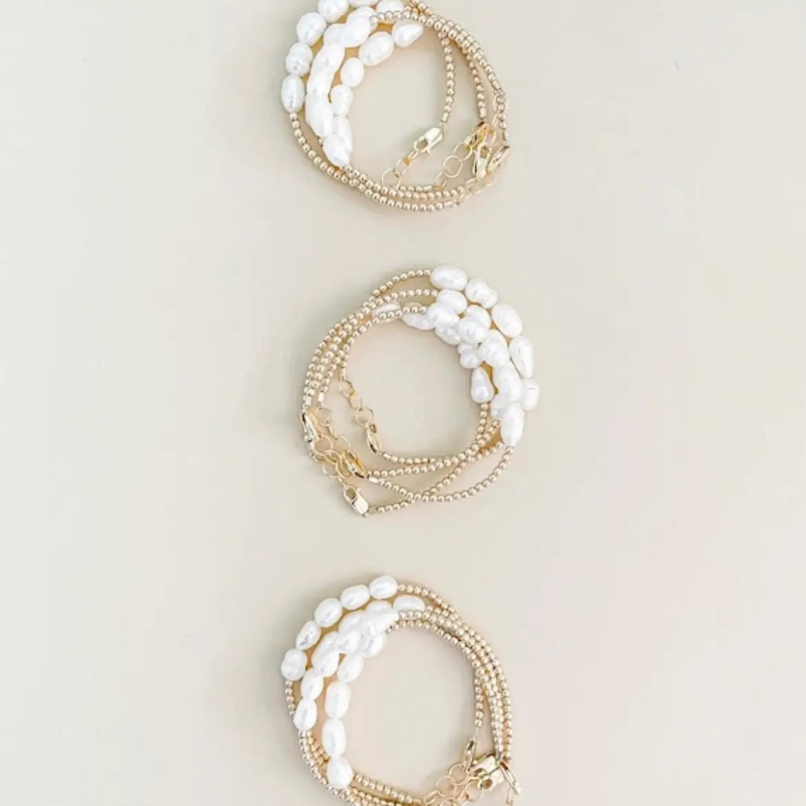 LittleLundsCo 14k Gold Filled Little Pearl Bracelet