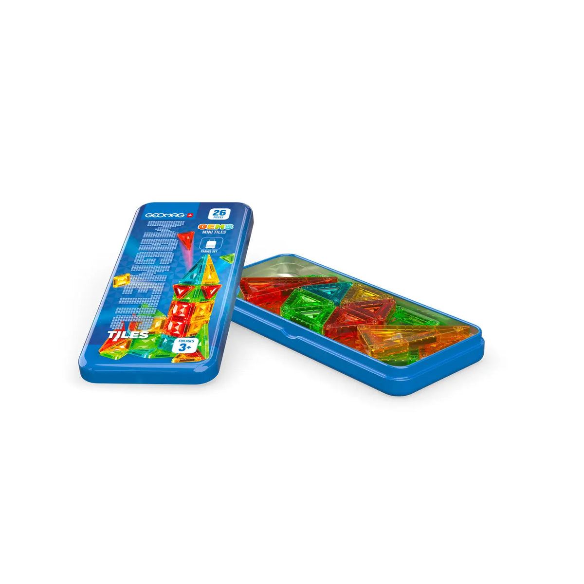 GEOMAGWORLD USA Geomag Mag Tiles Mini Gems Travel Set