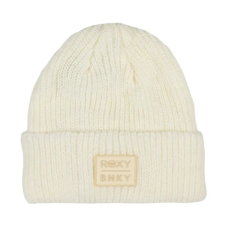BinkyBro Kids Beanie Roxy White