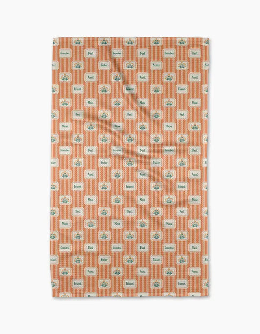 Geometry Heart of Home Tea Towel