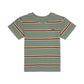 BinkyBro Kids Stripe T-Shirt Finley Stripes - Green