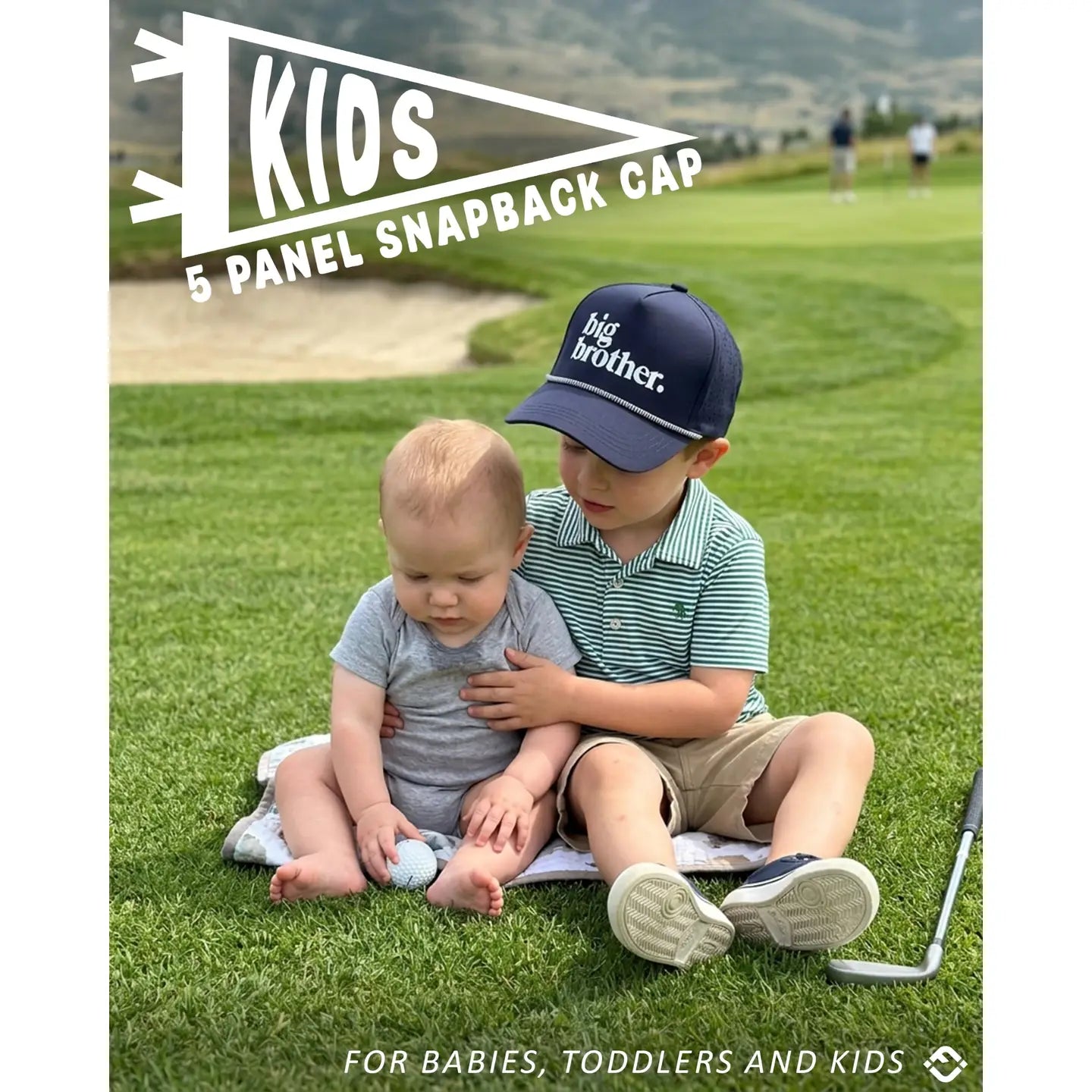 Funky Junque Golf Hat - Big Brother - Navy