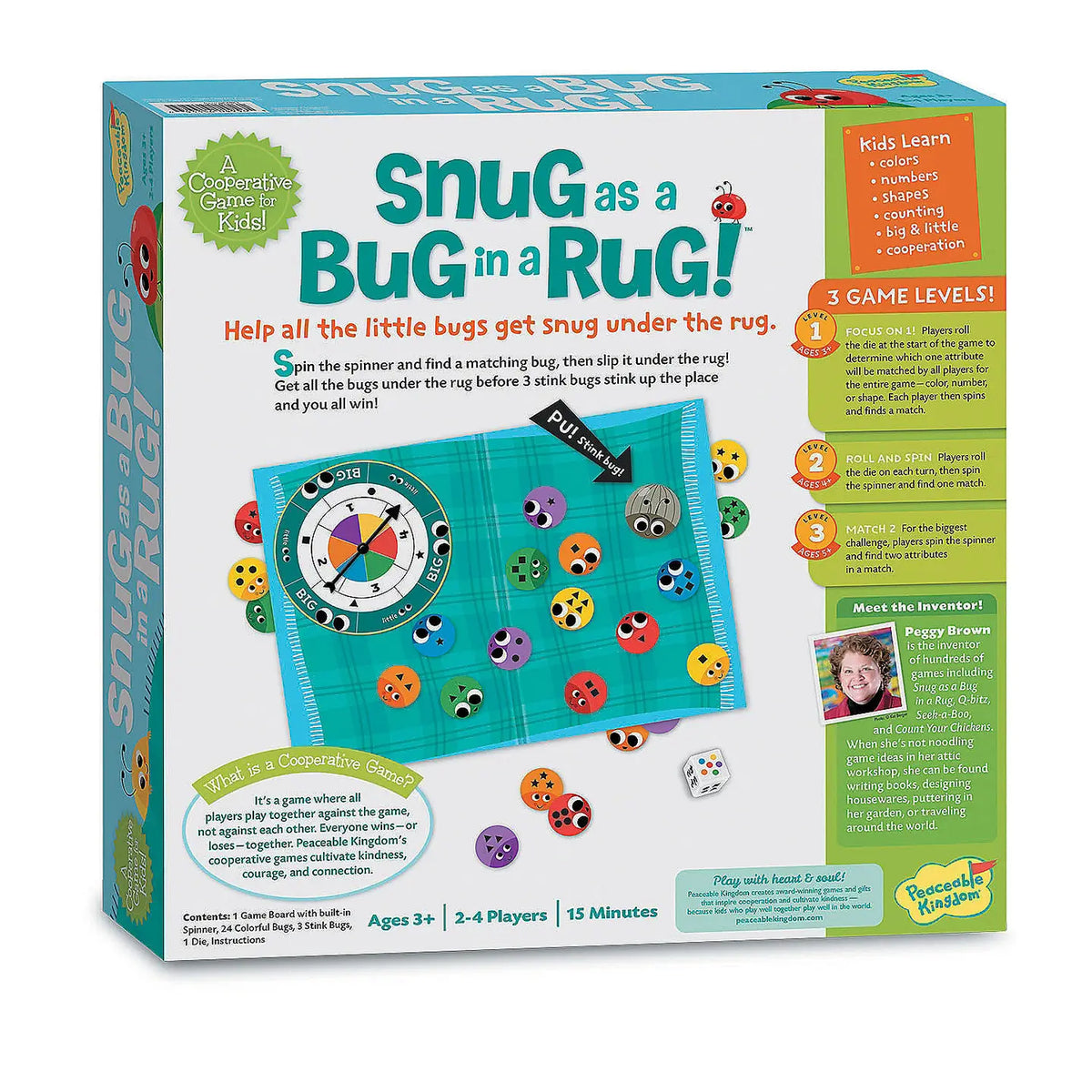 MindWare & Peaceable Kingdom Snug as a Bug in a Rug!