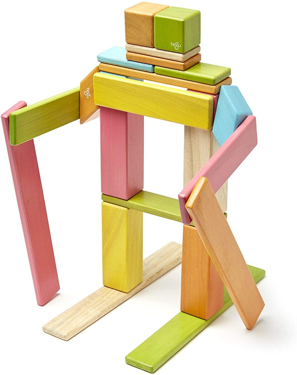 Tegu 24-Piece Magnetic Toy Set - Tints