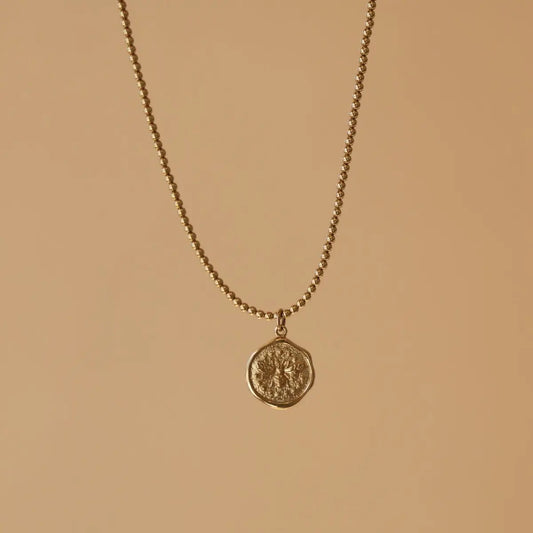 Katie Waltman Jewelry Gold Wax Seal Bee Charm