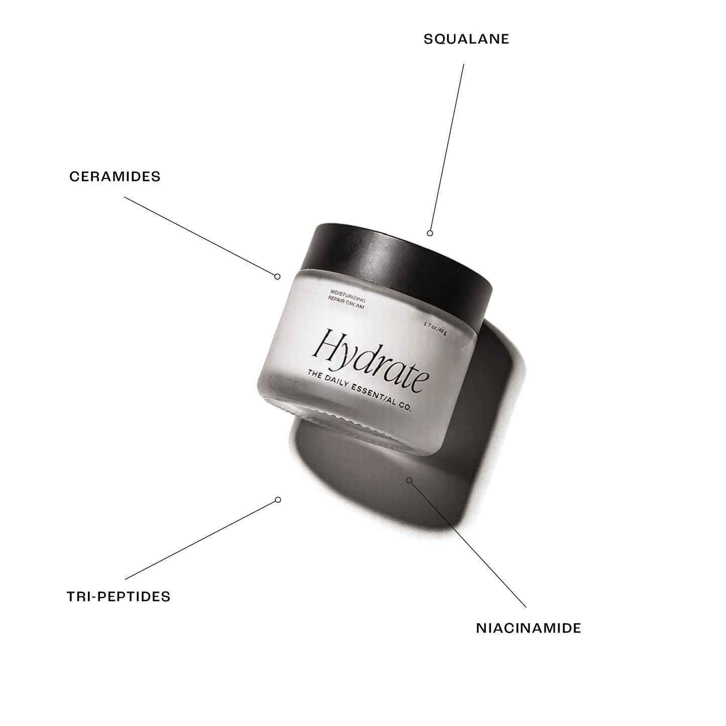 The Daily Essentials Co Hydrate Peptide + Squalane Moisturizer