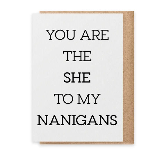 Paisley and Parsley Nanigans - Greeting Card