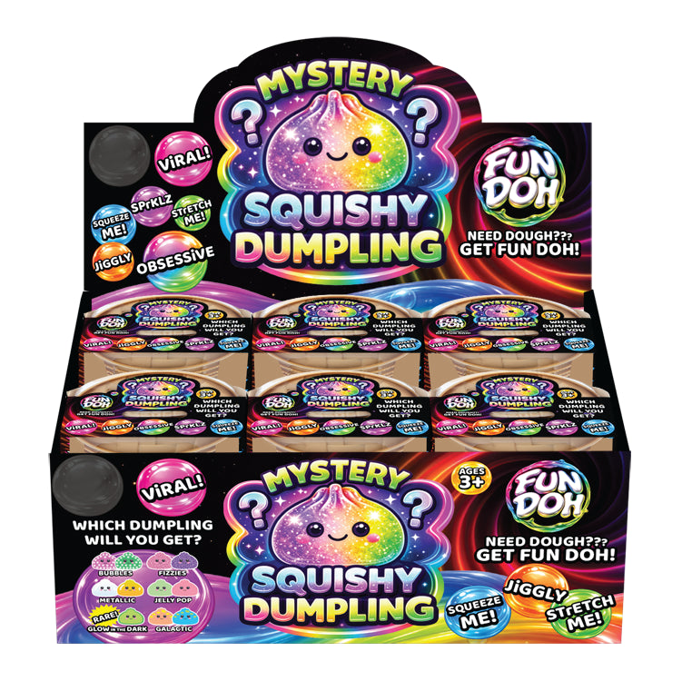 Novelty Brands Fun Doh 4" Mystery Dumpling Squishies