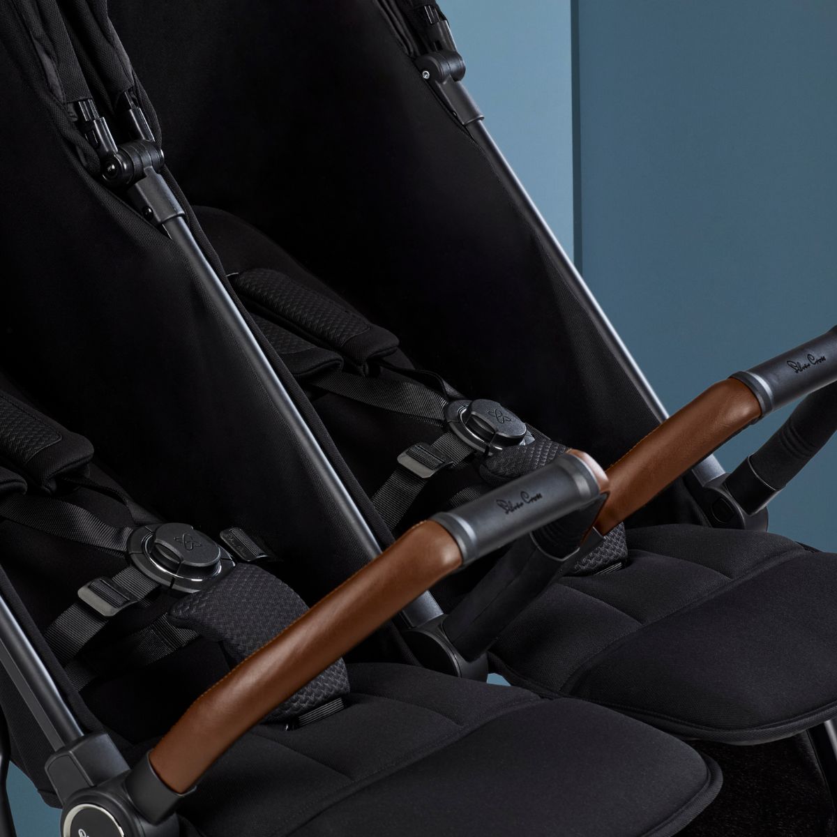 Silver Cross Jet Double Compact Side by Side Stroller | The