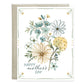 Gina B Designs With Scripture Mother's Day Greeting Card - Blue/Gold Flower