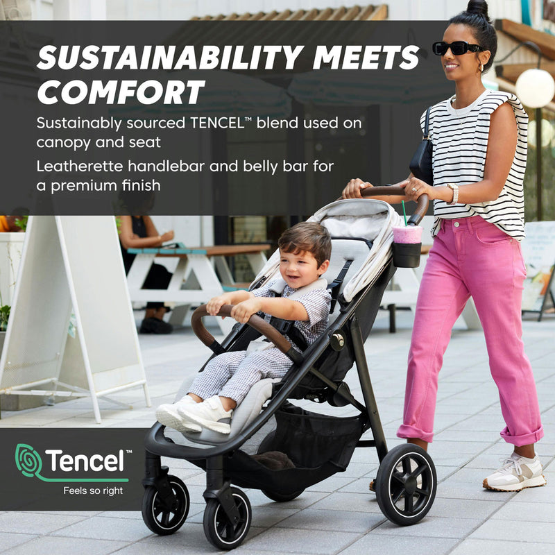 single stroller for toddler Baby Jogger City Mini Air Lightweight Stroller (Frosted Ivory)