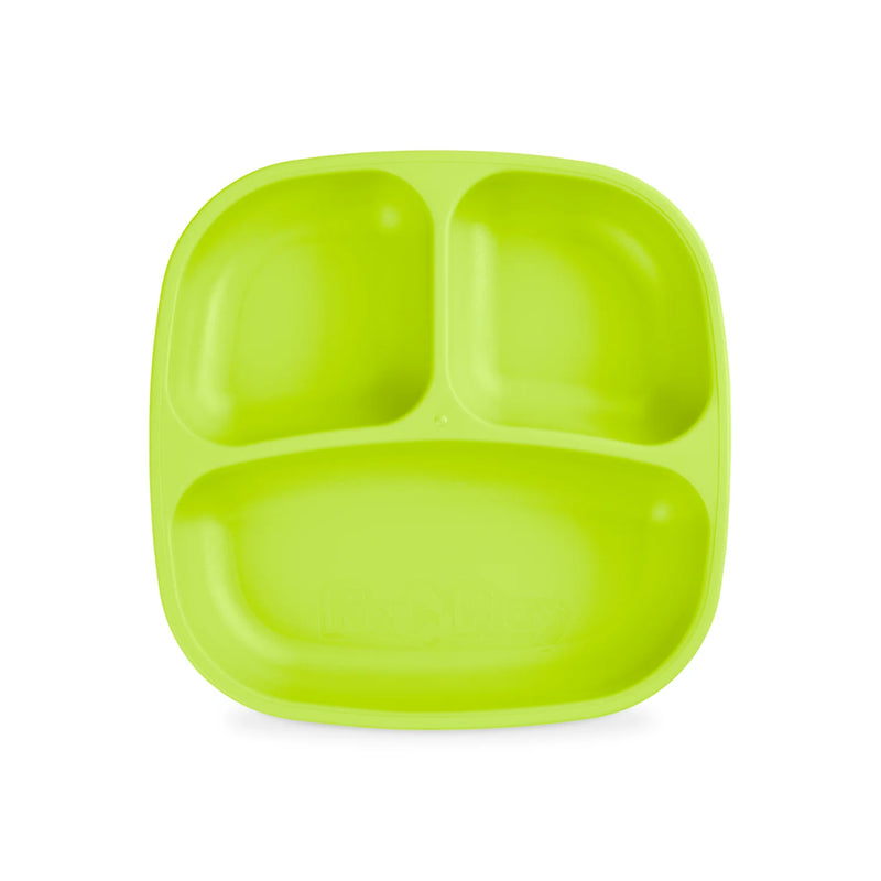 Re-Play Divided Plate - Lime Green