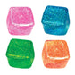 Novelty Brands Fun Doh Glow in the Dark Squishy Sparkle Cube - 1 Pc Random Variety