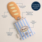 Itzy Ritzy Teensy Crinkle Silicone Teether - Baguette