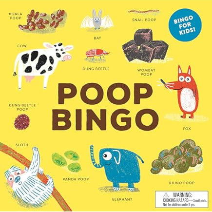 Chronicle Books Poop Bingo