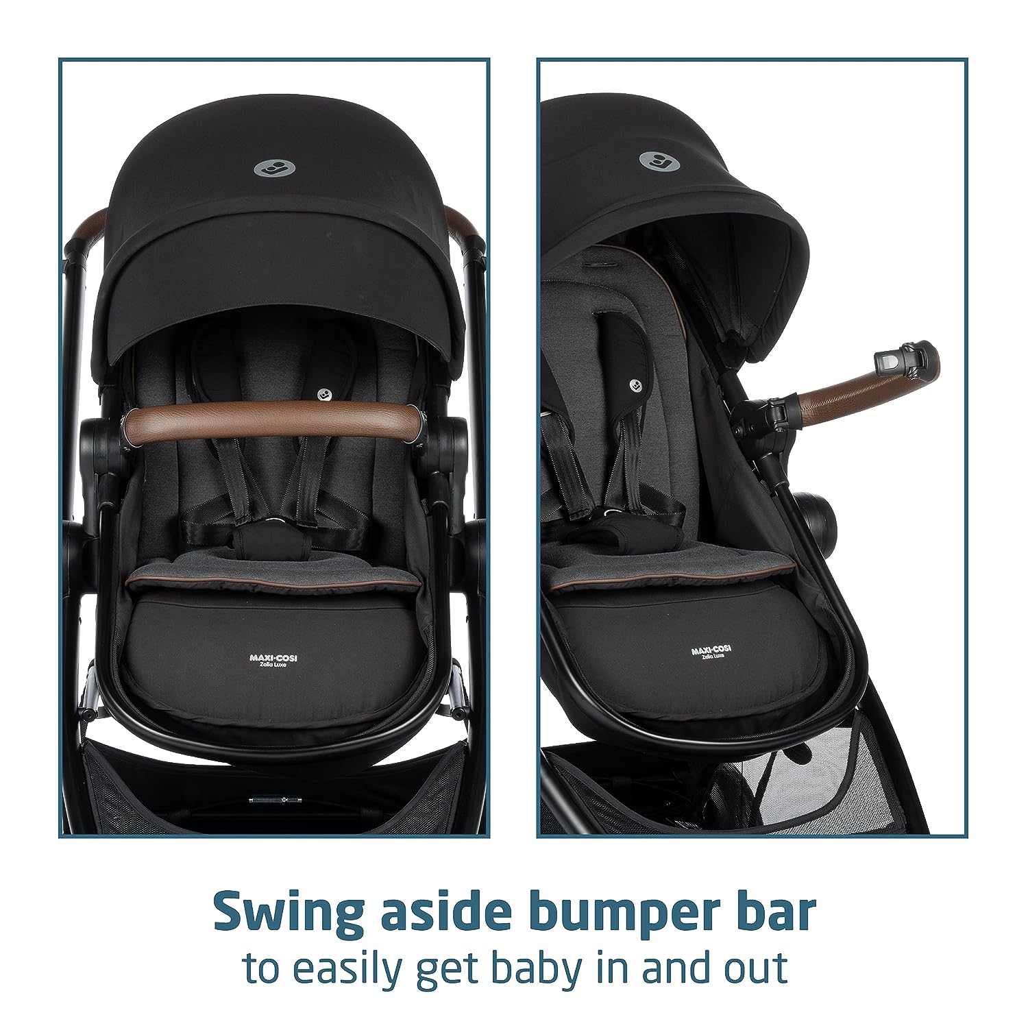 Maxi-Cosi Zelia2 Luxe 5-in-1 Modular Travel System with Mico Luxe 