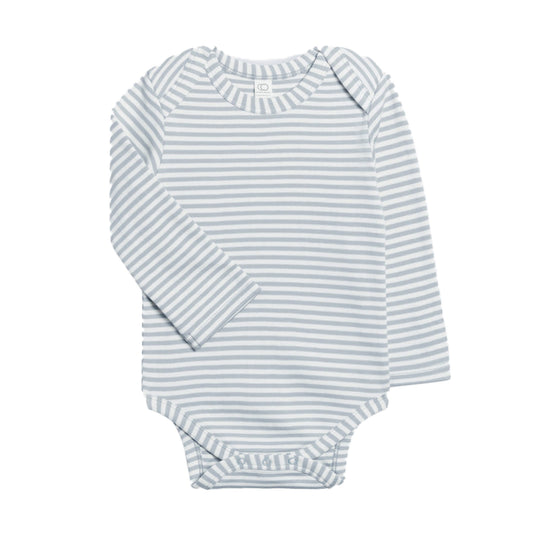 Colored Organics Organic Baby River Bodysuit - Mist Stripe