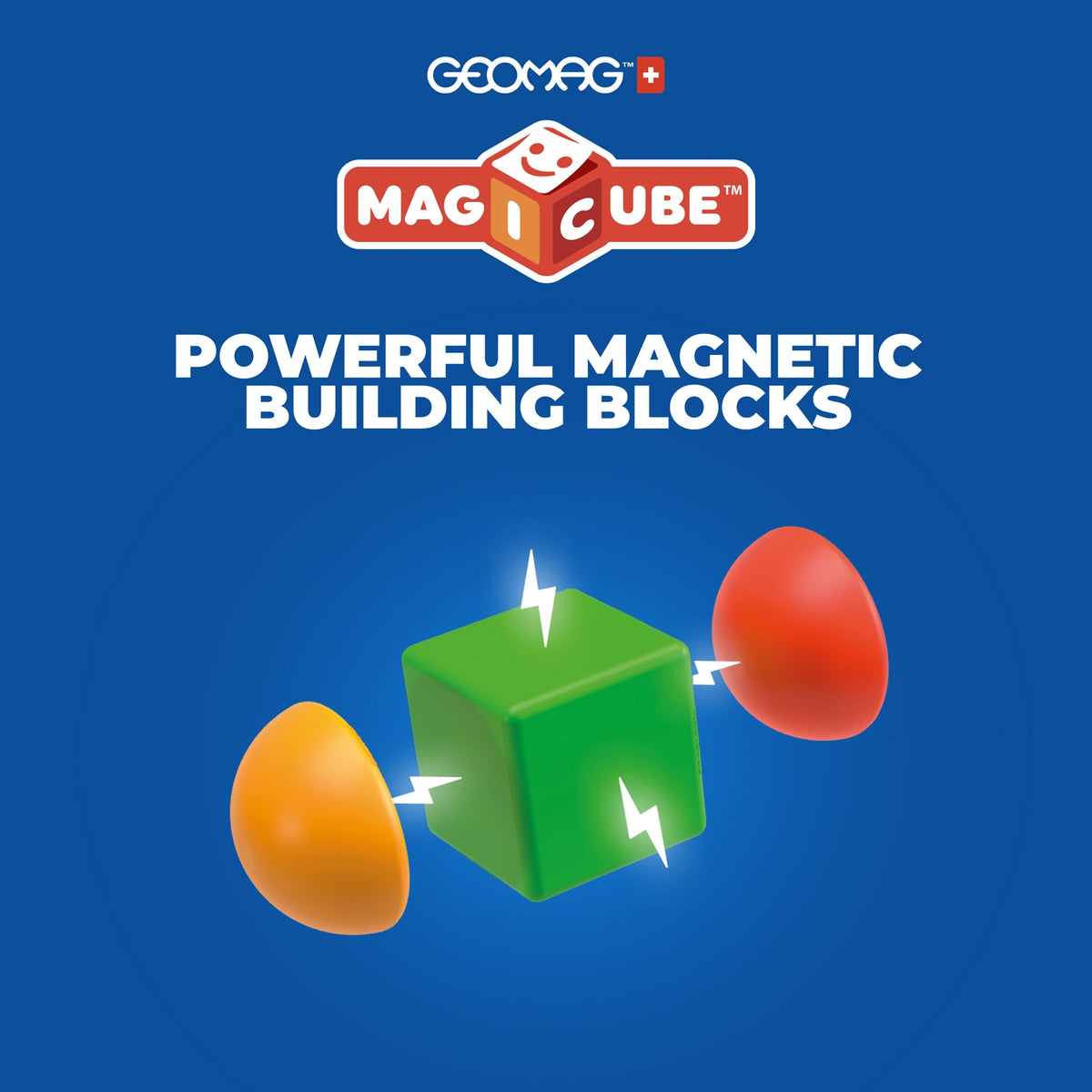 GEOMAGWORLD USA Geomag™ Magicube Safari Stacking – 10 Piece Magnetic Blocks