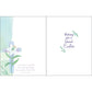 Gina B Designs With Scripture Easter Greeting Card - Lily Cross