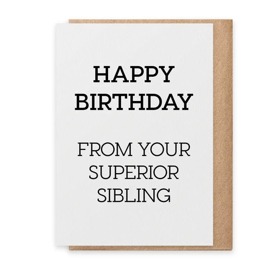 Paisley and Parsley Superior Sibling - Greeting Card
