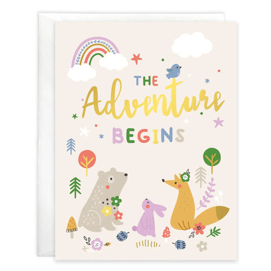 GINA B DESIGNS Baby Greeting Card - Adventure Begins